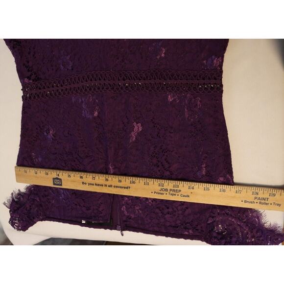 All and Well Purple Dress Medium Lace and Lining (35) - Picture 10 of 13